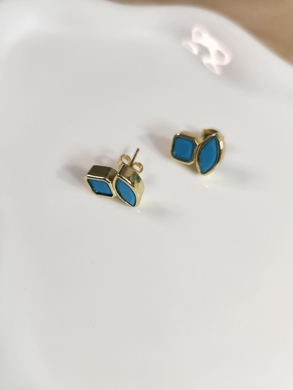 14k Gold Plated Stud Earrings